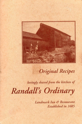 Randall's Ordinary Original Recipes