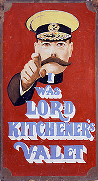 I was Lord Kitchener's Valet - Not the same guy...