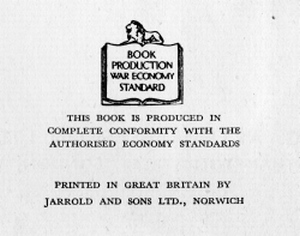 Wartime printing