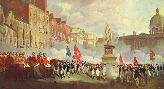 Muster at College Green, Dublin