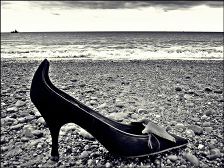 Pump and fishing boat in the channel