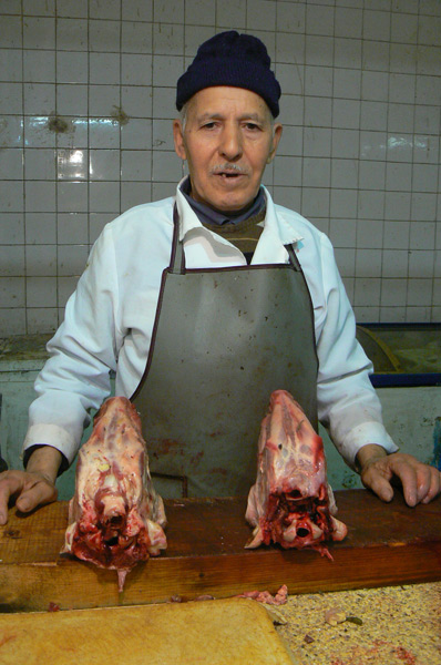 Sheep heads and the Butcher