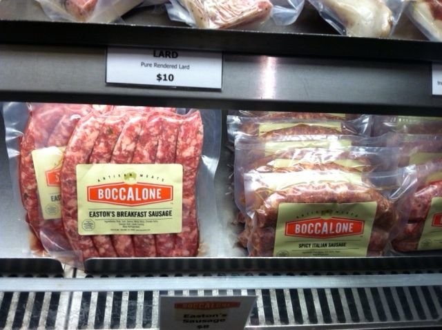 Meat in the Case - Breakfast Sausage, Spicy Italian Sausage